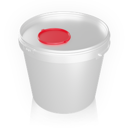5.6 L medical waste bucket PK56 by HTI