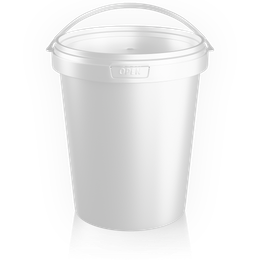 900 ml plastic bucket