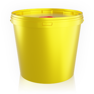18 L medical waste bucket