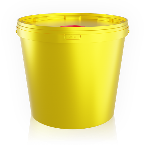 18 L medical waste bucket