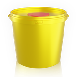 3.8 L medical waste bucket