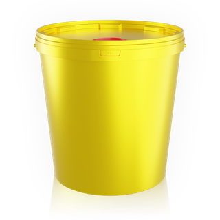 21 L medical waste bucket
