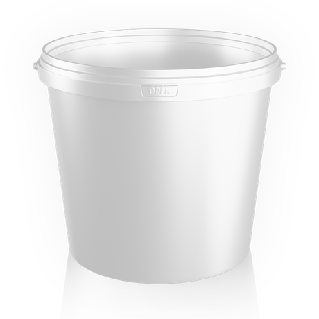 3.8 L plastic bucket PK38